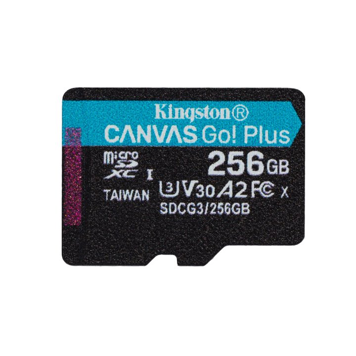 Memoria Sd Micro-sdxc 256gb Clase 10 Kingston + Adaptador Canvas-go Plus Sdcg3 256gb