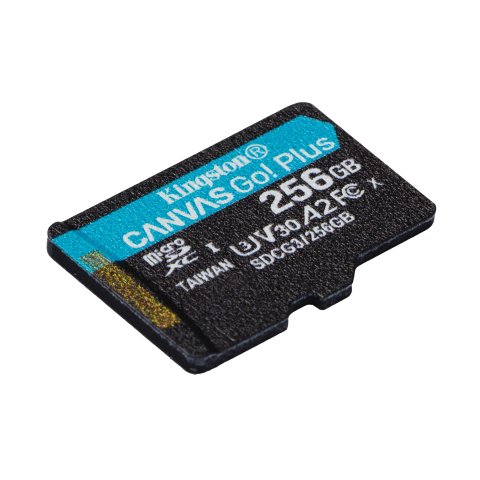 Memoria Sd Micro-sdxc 256gb Clase 10 Kingston + Adaptador Canvas-go Plus Sdcg3 256gb