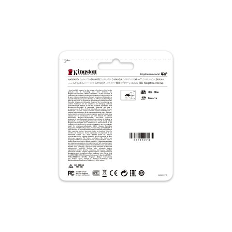 Memoria Sd Micro-sdxc 256gb Clase 10 Kingston + Adaptador Canvas-go Plus Sdcg3 256gb