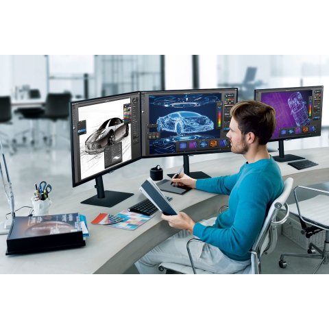 Monitor 32" Dp Hdmi Samsung Ls27d702eauxen Ips 4k 60hz 280 Cd m 5ms Vesa 100x100 Hub Usb-c Lan