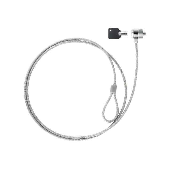 (km0) Cable De Seguridad Portatiles monitores televisiones Tooq Tqclk0025 Con Llave 1.5 M Sistema Kensington Cash30
