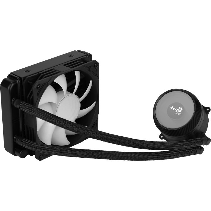 Sistema De Refrigeracion Liquida Aerocool Mirage L120 1x12cm Infinity Mirror Rgb-a (adressable) Tpd 200w Para Procesadores In