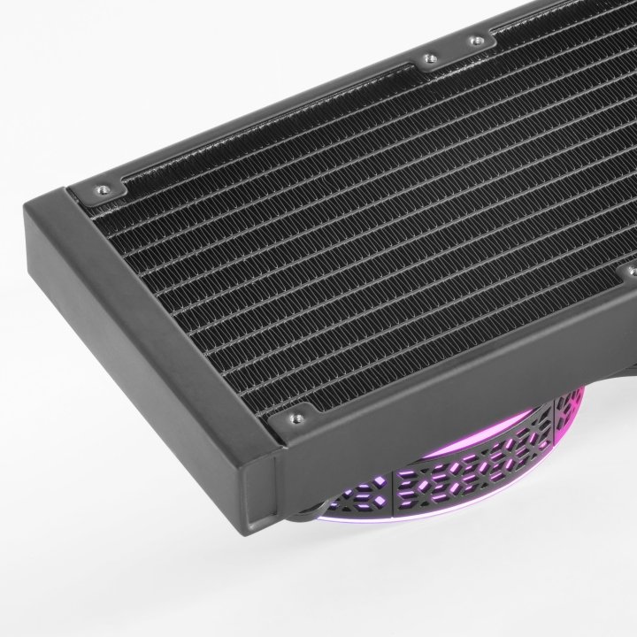 Sistema De Refrigeracion Liquida Mars Gaming Ml-one240 Black 2x (12x12) Iluminacion Frgb Tpd 400w Para Procesadores Intel Y A