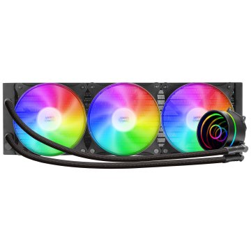 Sistema De Refrigerancion Liquida Mars Gaming Ml-one360 Black 3x(12x12) Iluminacion Frgb Tpd 550w Para Procesadores Intel Y A 2