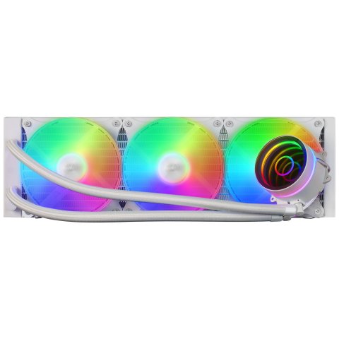 Sistema De Refrigerancion Liquida Mars Gaming Ml-one360 White 3x(12x12) Iluminacion Frgb Tpd 550w Para Procesadores Intel Y A