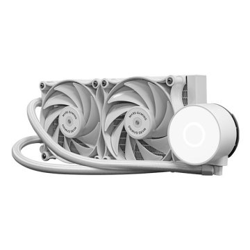 Sistema De Refrigeracion Liquida Profesional Mars Gaming Mlpro240w Blanco 2x120mm Fdb Cobre Intel Am 2