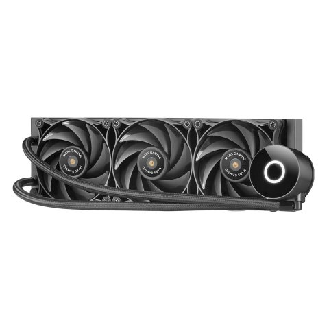 Sistema De Refrigeracion Liquida Profesional Mars Gaming Mlpro360 Negro 3x120mm Rodamiento Fdb De Cobre Tpd 600w Para Procesa