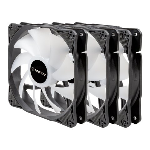Sistema De Refrigeracion Liquida Unyka Uk353101 Aquastorm 360 Negro 3x Vent. 120mm 1800 Rpm Argb Display Intel Amd