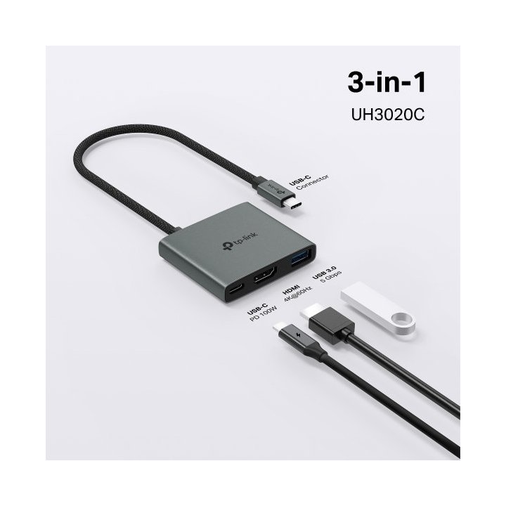 Adaptador Usb-c Tp-link Uh3020c A 1xhdmi Hembra...