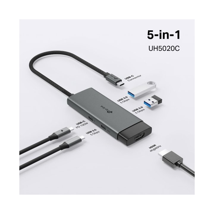 Adaptador Usb-c Tp-link Uh5020c A 1xhdmi Hembra...