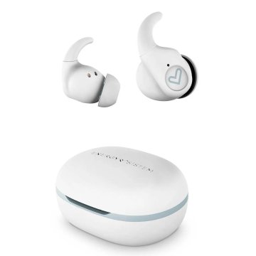 Auricular Intrauditivo Bluetooth Energy Sistem High Jump Bt 5.3 Deportivos Ipx5 Secure-fit+ 20h Manos Libres Color Blanco