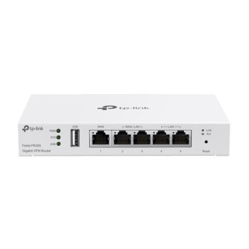 Router Vpn Tp-link Festa Fr205 Gigabit 1xwan 2xwan lan 2xlan 1xusb Openvpn Metalico Color Blanco
