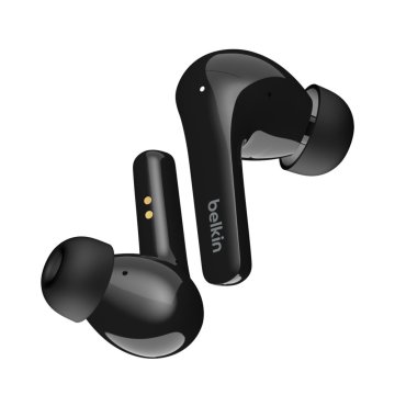 Headset Intrauditivo Bluetooth Belkin Auc006btbk Soundform Flow Con Cancelacion De Ruido Negro