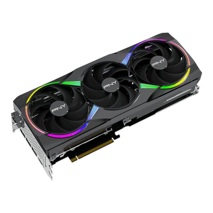Vga Pny Geforce Rtx 5080 Argb Oc 16gb Ddr7 3xdp 1xhdmi Reloj 2300mhz Cuda 10752 256bit 360w