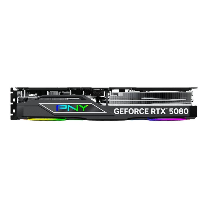 Vga Pny Geforce Rtx 5080 Argb Oc 16gb Ddr7 3xdp 1xhdmi Reloj 2300mhz Cuda 10752 256bit 360w