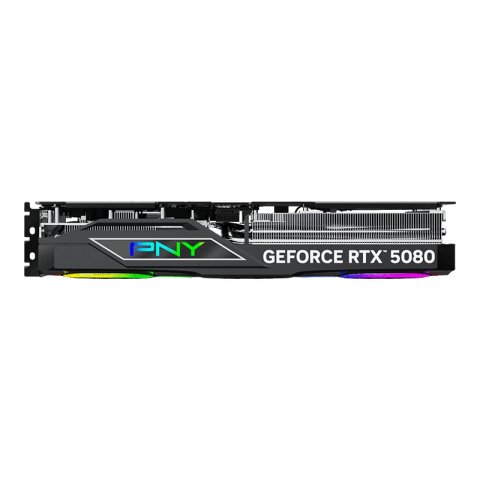 Vga Pny Geforce Rtx 5080 Argb Oc 16gb Ddr7 3xdp 1xhdmi Reloj 2300mhz Cuda 10752 256bit 360w