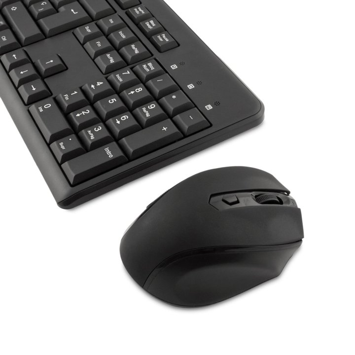 Teclado Y Mouse Wireless Coolbox Coo-ktr-02w 2.4ghz Mouse 1600dpi 4 Botones