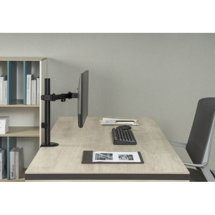 Soporte De Mesa Equip 650156 Para 1 Pantalla 17"-32" De Brazo Inclinable Y Giratorio 360§ Max. Vesa 100x100 Hasta 9kg