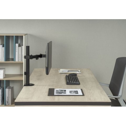 Soporte De Mesa Equip 650156 Para 1 Pantalla 17"-32" De Brazo Inclinable Y Giratorio 360§ Max. Vesa 100x100 Hasta 9kg