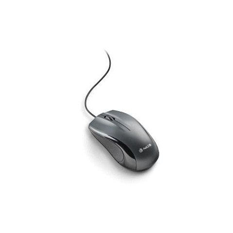 Mouse Ngs Musk Laser Con Cable De 1200 Dpi Usb Ambidiestros Negro