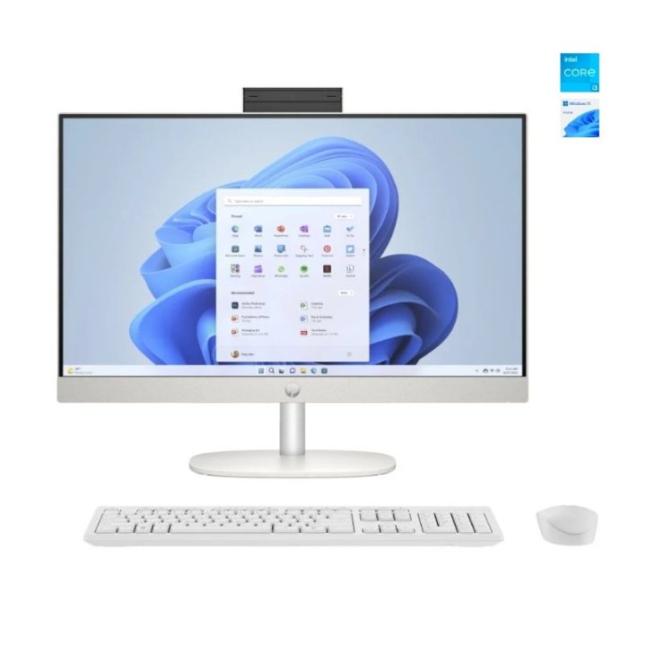 (km0) Ordenador All In One Hp 24-cr0057ns I3-1315u 23.8" Fhd 8gb 512ssd Wifi Bluetooth W11 Teclado Y Mouse Hp 710 Incluido Ca
