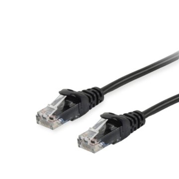 Latiguillo U utp Cat.6a Libre Halogenos 1m Color Negro Equip 603052 2
