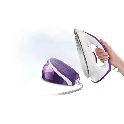 (km0) Centro De Planchado Philips Hi5919 30 Color Lila Deposito 1100ml Potencia 2400w Cash30