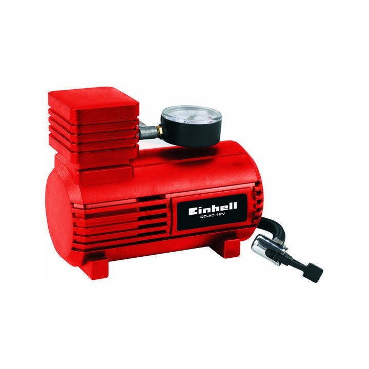 (km0) Compresor Electrico Einhell Cc-ac 12v Conexion 12v 2.9m Manometro 0-18bar 3 Adaptadores Cash30