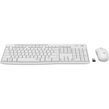 Teclado Y Mouse Wireless Logitech Mk295 Silent Wireless Combo Color Blanco P n 920-009822 2
