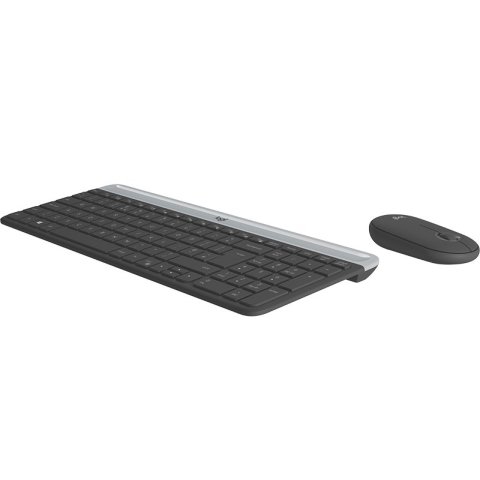 Teclado Logitech Mk470 Slim Combo Negro P n  920-009198