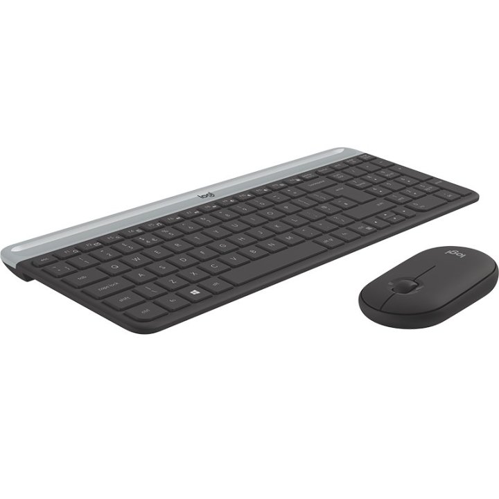 Teclado Logitech Mk470 Slim Combo Negro P n  920-009198