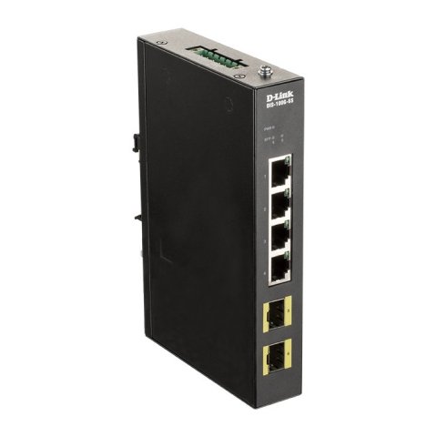 Switch Industrial D-link Dis-100g-6s Sin Gestion 4p Giga Base-t 2x Giga Sfp 