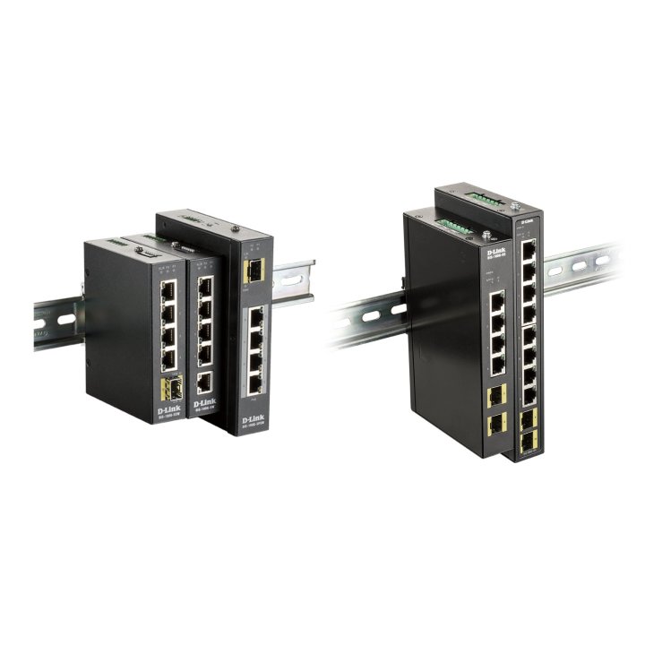 Switch Industrial D-link Dis-100g-6s Sin Gestion 4p Giga Base-t 2x Giga Sfp 
