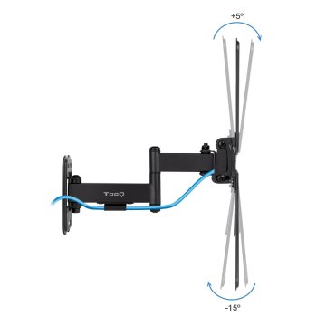 Soporte De Pared Tooq Lp1356tn-b Para Pantalla 13-43 Max.... 2