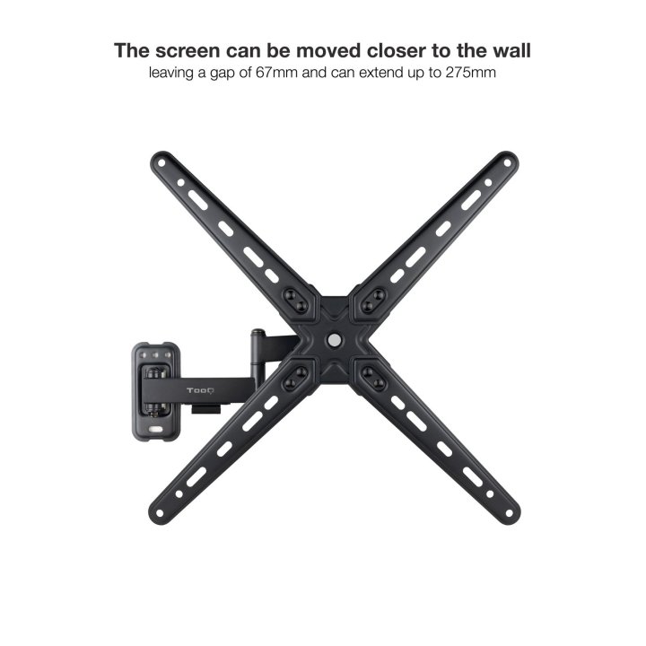 Soporte De Pared Tooq Lp1356tn-b Para Pantalla...
