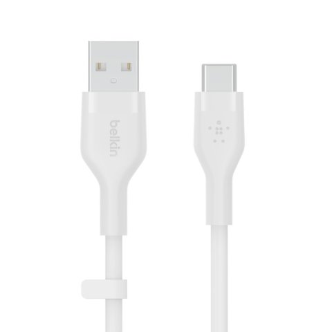 Cable Belkin Cab008bt2mwh Usb-a A Usb-c Boostcharge Flex 2m Color Blanco Silicona
