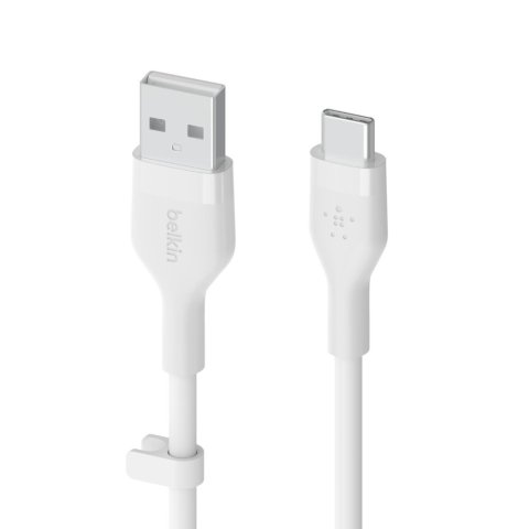 Cable Belkin Cab008bt2mwh Usb-a A Usb-c Boostcharge Flex 2m Color Blanco Silicona