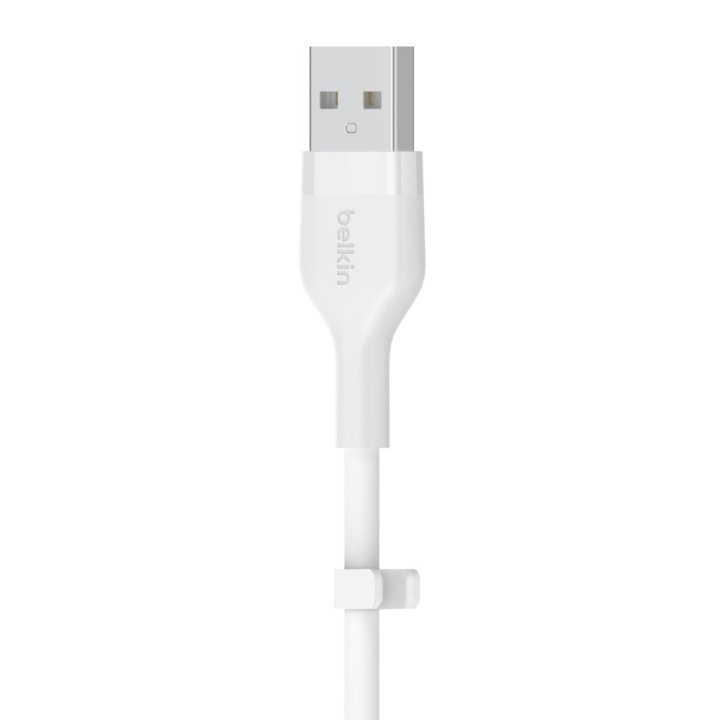 Cable Belkin Cab008bt2mwh Usb-a A Usb-c Boostcharge Flex 2m Color Blanco Silicona