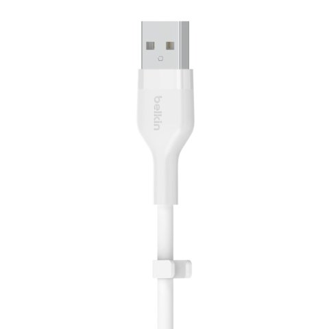 Cable Belkin Cab008bt2mwh Usb-a A Usb-c Boostcharge Flex 2m Color Blanco Silicona