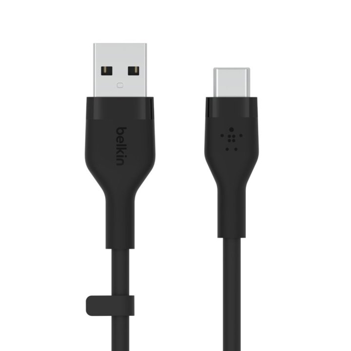 Cable Belkin Cab008bt3mbk Usb-a A Usb-c Boostcharge Flex 3m Color Negro Silicona