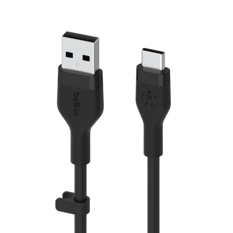Cable Belkin Cab008bt3mbk Usb-a A Usb-c Boostcharge Flex 3m Color Negro Silicona