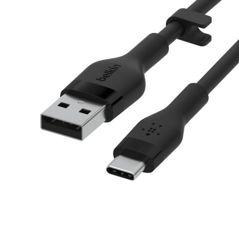 Cable Belkin Cab008bt3mbk Usb-a A Usb-c Boostcharge Flex 3m Color Negro Silicona