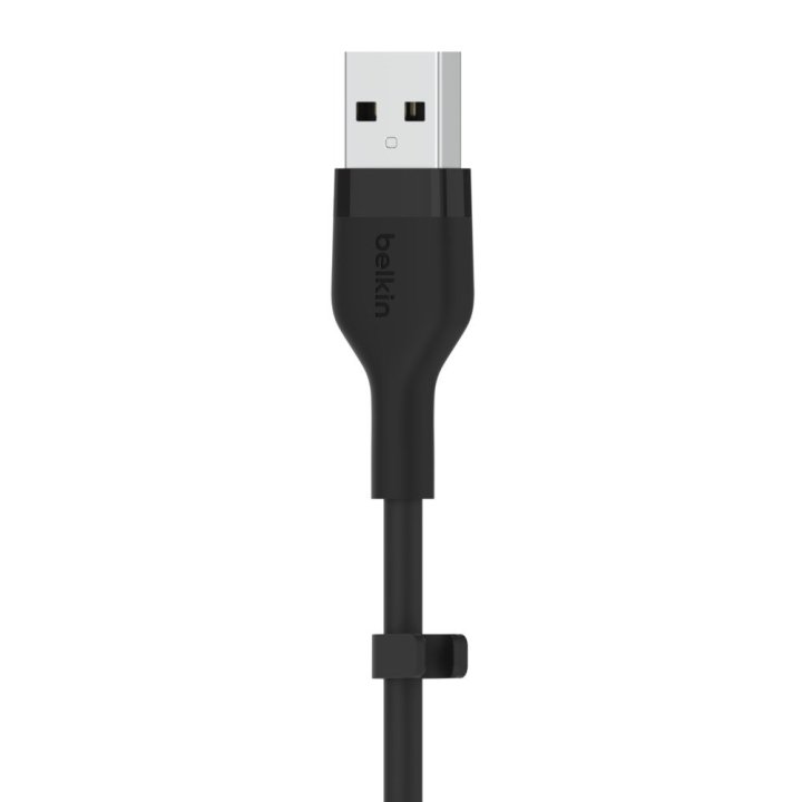 Cable Belkin Cab008bt3mbk Usb-a A Usb-c Boostcharge Flex 3m Color Negro Silicona