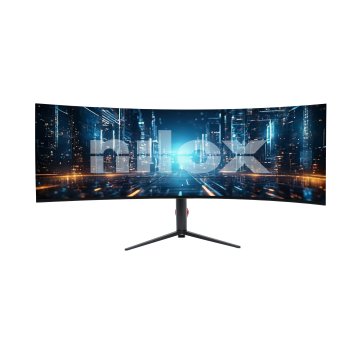 Monitor 49" Curvo Usb-c Dp Hdmi Nilox Nxm49crvdc Dqhd 5120x1440 1ms 144hz 2x3w Vesa 100x100 Pivotante Regulable