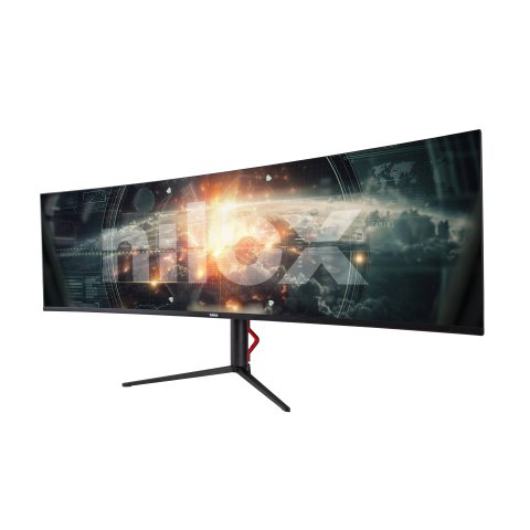 Monitor 49" Curvo Usb-c Dp Hdmi Nilox Nxm49crvdc Dqhd 5120x1440 1ms 144hz 2x3w Vesa 100x100 Pivotante Regulable