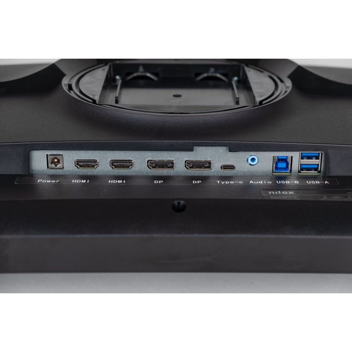 Monitor 49" Curvo Usb-c Dp Hdmi Nilox Nxm49crvdc Dqhd 5120x1440 1ms 144hz 2x3w Vesa 100x100 Pivotante Regulable