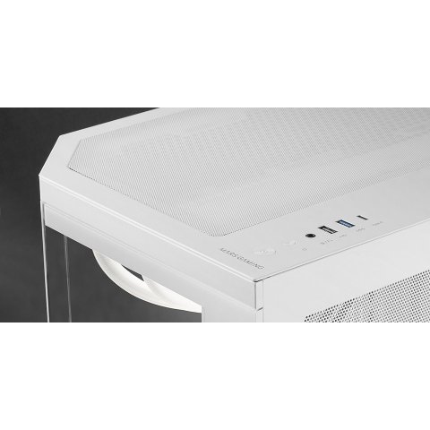Caja Microatx Gaming Mars Gaming Mc3tcoremw Triple Cristal Templado Gpu 415mm 2x3.5 3x2.5 Blanco