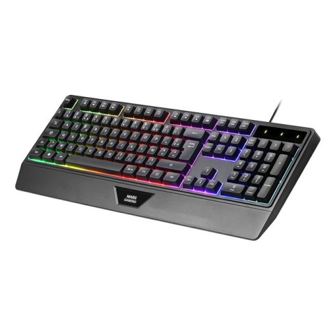Teclado Mouse Headset Y Alfombrilla Mars Gaming Mcp124proes H-mech Rgb 3200dpi Negro