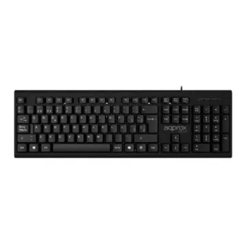 Teclado Approx Appmx225 Usb Ligero Y Compacto Color Negro