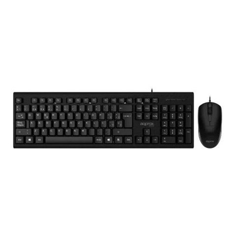 Teclado Y Mouse Approx Appmx235 Usb 1200dpi Teclado Ligero Y Elegante